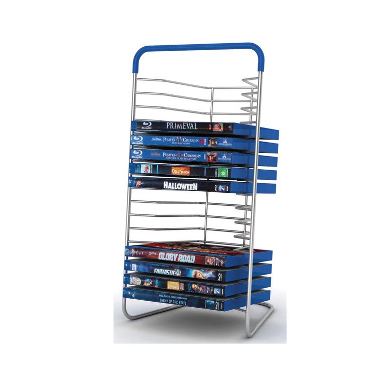 Rebrilliant Nestable Multimedia Wire Rack Media Storage Wayfair